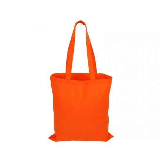 Сумка для шопинга Carryme 140 хлопковая, 140 г/м2, оранжевый