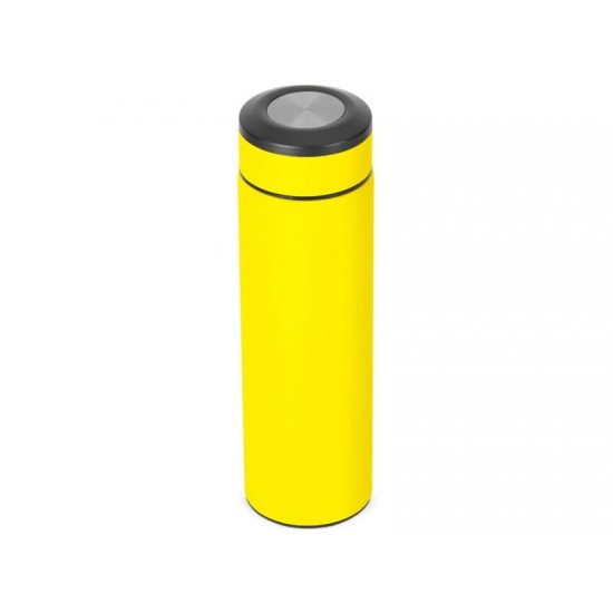 Вакуумный термос Vacuum Flask C1, soft touch, 420мл, желтый