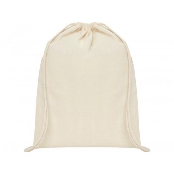 Рюкзак со шнурком Tenes из хлопка плотностью 140 г/м², natural