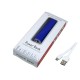 PB030 Универсальное зарядное устройство power bank  прямоугольной формы. 2600MAH. Синий