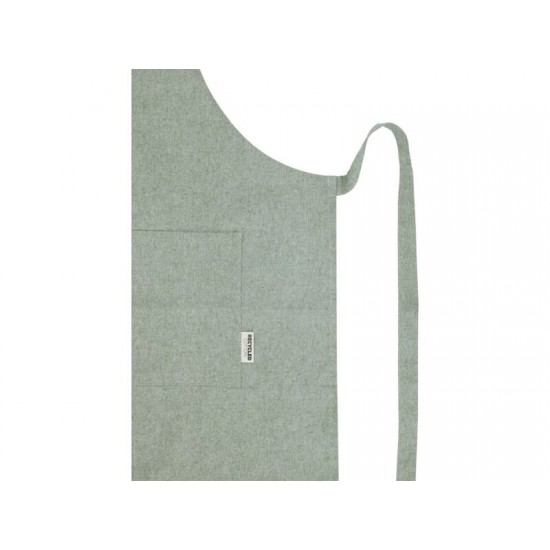 Pheebs 200 g/m² recycled cotton apron, зеленый яркий