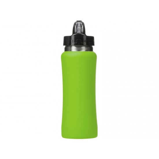 Бутылка для воды Bottle C1, сталь, soft touch, 600 мл, зеленое яблоко