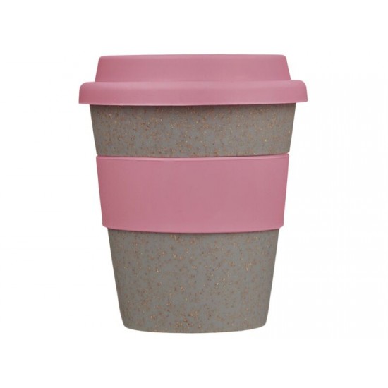 Стакан с силиконовой крышкой Cafe, dust pink