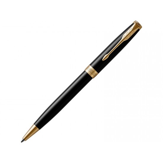 Ручка шариковая Parker Sonnet Core Black Lacquer GT, черный/золотистый