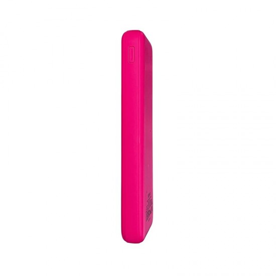 Внешний аккумулятор Kris soft touch, 10000mAh (Розовый)