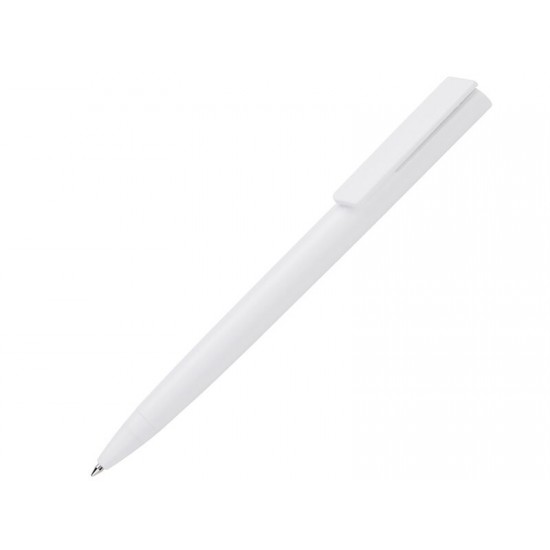 Ручка пластиковая шариковая Taper Solid, матовый белый