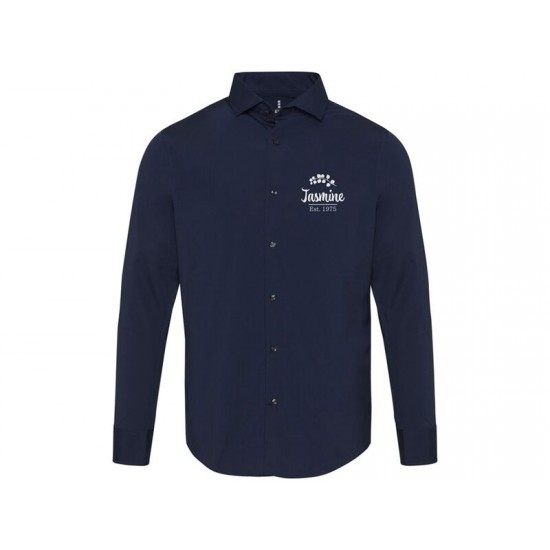 Carnelian мужская рубашка из поплина - Navy Blue