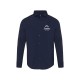 Carnelian мужская рубашка из поплина - Navy Blue