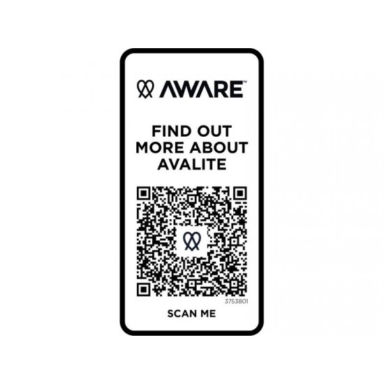 Avalite футболка унисекс Aware™ из переработанных материалов с коротким рукавом - Белый