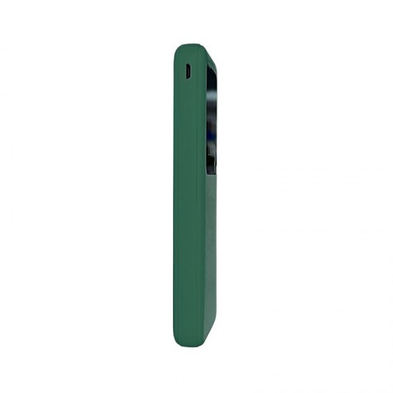 Внешний аккумулятор Kris soft touch, 10000mAh (Тёмно-зелёный)