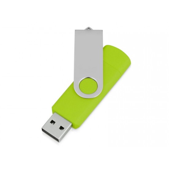 USB/micro USB-флешка 2.0 на 16 Гб Квебек OTG, зеленое яблоко