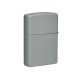 Зажигалка ZIPPO Classic с покрытием Flat Grey, латунь/сталь, серая, глянцевая, 38x13x57 мм