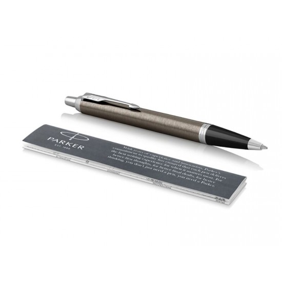 Ручка шариковая Parker IM Core Dark Espresso Lacque CT, кофейный
