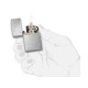 Зажигалка ZIPPO с покрытием Herringbone Sweep, латунь/сталь, серебристая, матовая, 38x13x57 мм