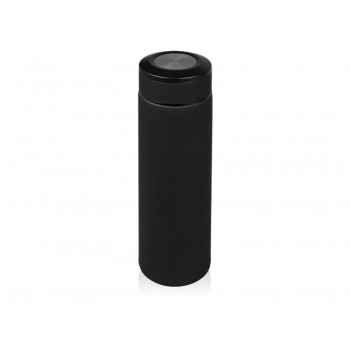 Термос Confident с покрытием soft-touch 420мл, черный (P)
