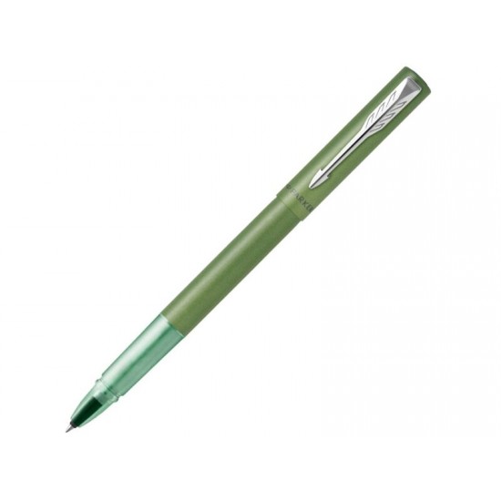 Ручка-роллер Parker Vector XL Green CT, цвет чернил black, стержень: F, в подарочной упаковке.