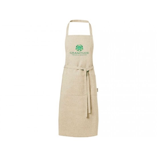 Pheebs 200 g/m² recycled cotton apron, натуральный