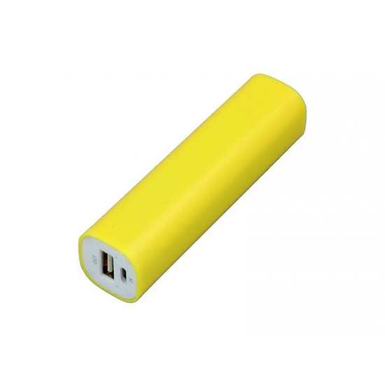 PB030 Универсальное зарядное устройство power bank  прямоугольной формы. 2200MAH. Желтый