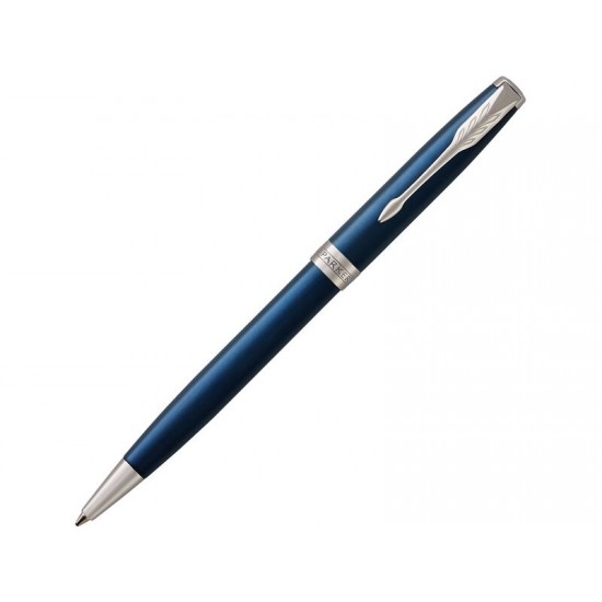 Ручка шариковая Parker Sonnet Core Subtle Blue CT, синий/серебристый