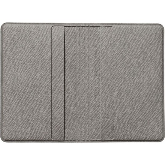 Футляр-книжка на 4-е карты с RFID Favor, серый
