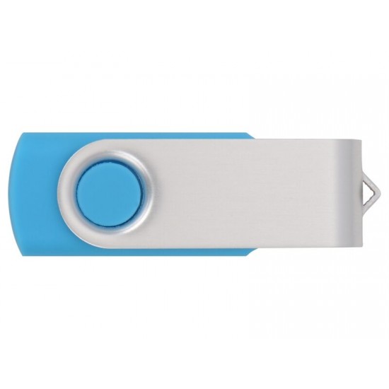 Флеш-карта USB 2.0 16 Gb Квебек, голубой