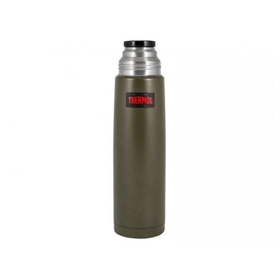Термос из нерж. стали тм THERMOS FBB-1000AG 1L, зеленый