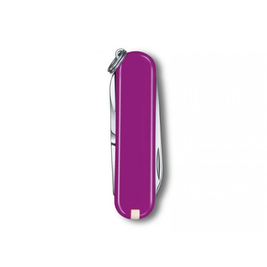Нож-брелок VICTORINOX Classic SD Colors Tasty Grape, 58 мм, 7 функций, фиолетовый