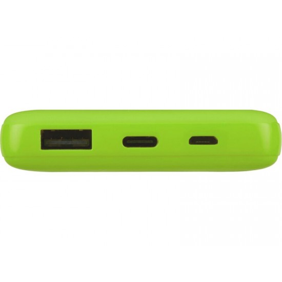 Внешний аккумулятор Powerbank C2, 10000 mAh зеленое яблоко