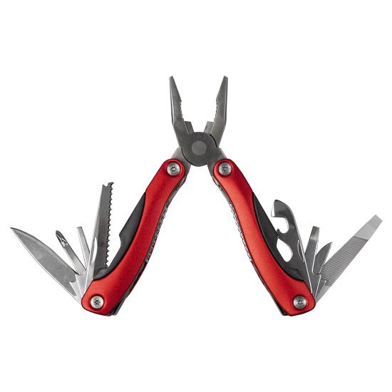 Мультитул Tools Birmingham (мультиинструмент) 11 в 1 c чехлом, в подарочной коробке, красный