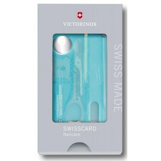 Набор инструментов SwissCard Nailcare, голубой
