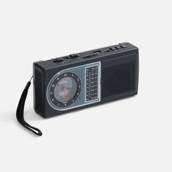 Bluetooth-колонка с радио Comradio, черная Bluetooth-колонка с радио Comradio, черная