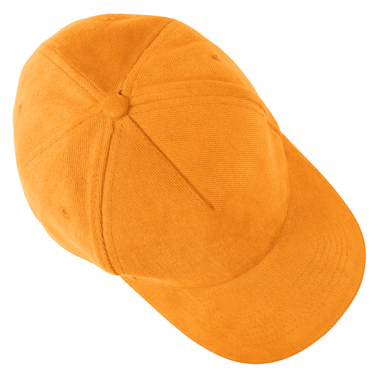 Кепка 5- панельная Salerno Heavy 350,  c белым сендвичем, оранжевая