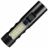 Фонарь Tools York, алюминиевый, аккумуляторный, с зарядкой type-c, черный