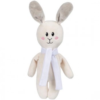 Игрушка Beastie Toys, заяц с белым шарфом