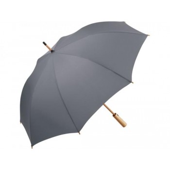 Зонт 7379  AC midsize bamboo umbrella ÖkoBrella  grey wS