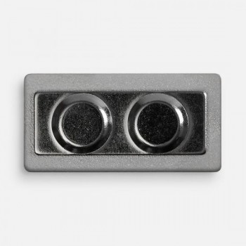 Значок Magnet Matto, серебристый