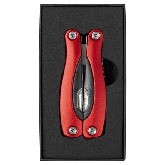 Мультитул Tools Birmingham (мультиинструмент) 11 в 1 c чехлом, в подарочной коробке, красный
