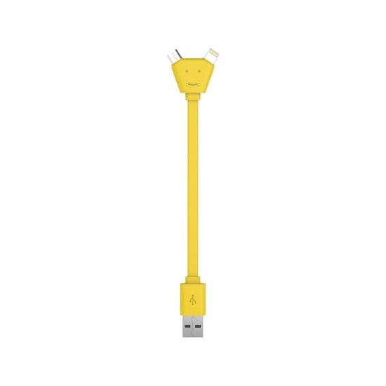 USB-переходник XOOPAR Y CABLE, желтый USB-переходник XOOPAR Y CABLE, желтый