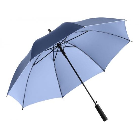 Зонт-трость Double face, синий navy/голубой Зонт-трость Double face, синий navy/голубой