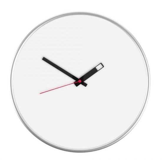 Часы настенные ChronoTop, серебристые