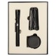 Набор подарочный Solution Superior Trio (Фонарь телескопический Tools Flashlight, рулетка Tools Trecker 3 метра, мультитул Tools Hardwork), черный