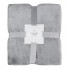 Плед мягкий флисовый Super Soft  Comfort Travel, 125*170 см, серый