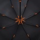Зонт-трость Hidecolor с цветными спицами, оранжевый