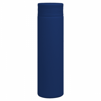 Термос Balance вакуумный стальной, 500 мл, пластиковая крышка, темно-синий, матовый