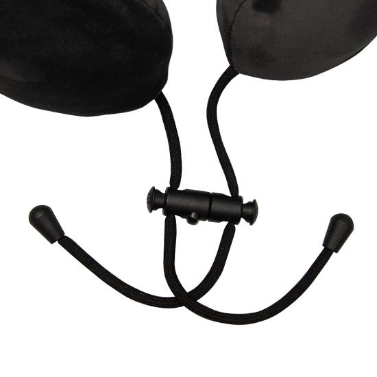 Подушка дорожная Сomfort Memory Form Easy Travel, черная Подушка дорожная Сomfort Memory Form Easy Travel, черная