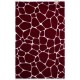 Полотенце Giraffe, большое, бежевое с бордовым