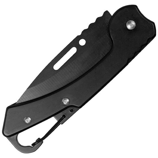 Брелок-нож карманный с карабином Tools Blackburn, черный Брелок-нож карманный с карабином Tools Blackburn, черный