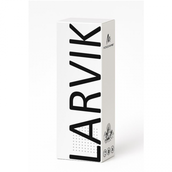 Вакуумная термобутылка  LARVIK, металлическая, двухстеночная, обьем 500 мл, темно-синяя