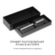 Футляр для одной или двух ручек Pencase Emotion Duo бумажный, черный с серебристым элементом Футляр для одной или двух ручек Pencase Emotion Duo бумажный, черный с серебристым элементом