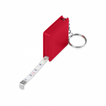 Брелок Tools рулетка Сантиметр, 1 м, красная, пластиковая